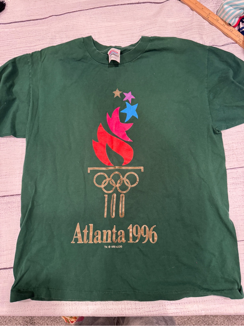 Vintage Atlanta 1996 Olympic Flame Tee